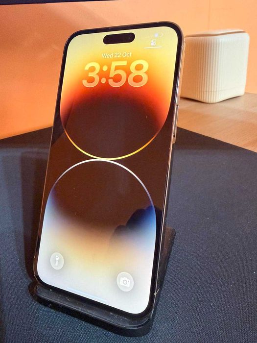 iPhone 14 Pro Max Gold 256GB отличен 100 процента батерия