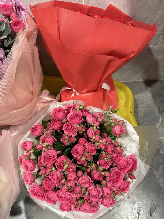 Букеты разных цветов