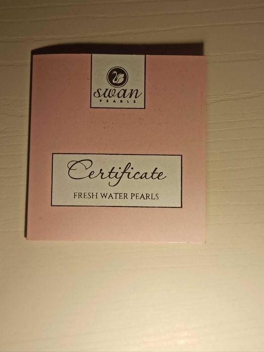 Колие и обеци - Сребърен комплект с розови перли