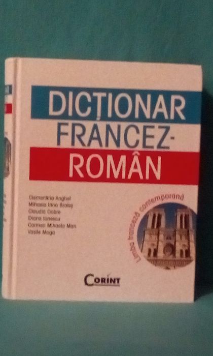 Dictionar Francez - Roman sau Rom- Fra, format mare, stare impecabila