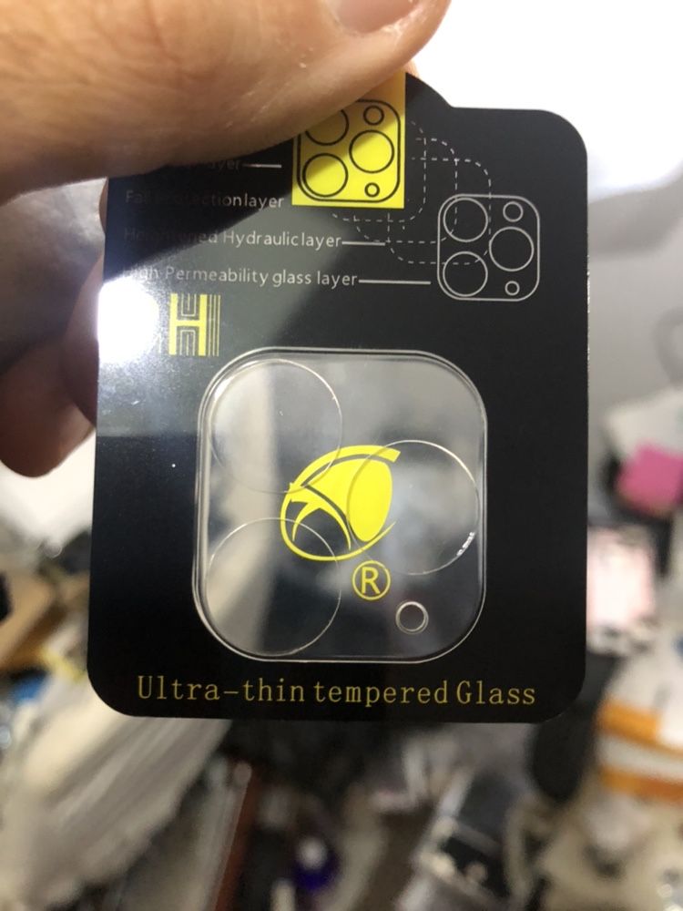 Folie protectie sticla camera iPhone 11, 12 13 14 pro max