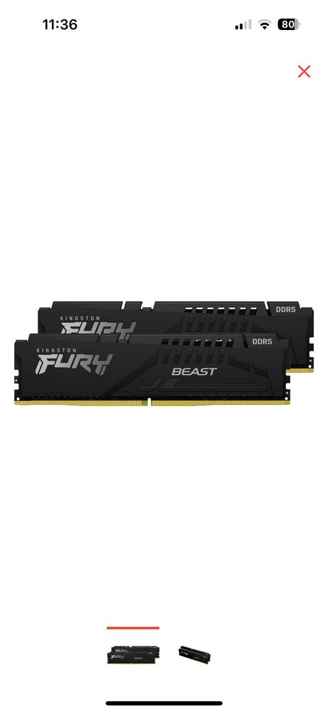 ОЗУ 32 гб DDR 5 (на гарантии)