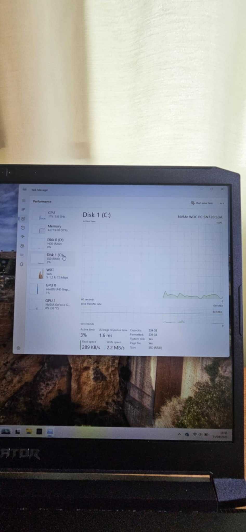 Acer Predator Helios 300 17.3"inch 144Hz PH317-53 Gaming Laptop