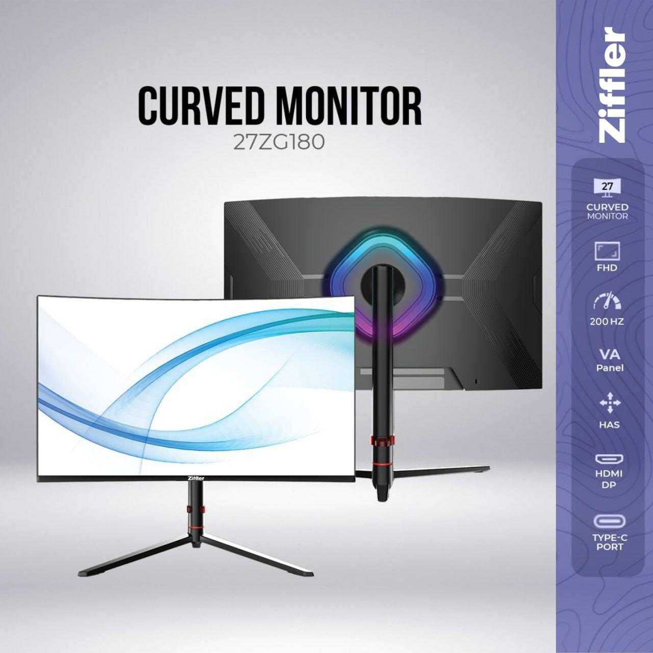 GAME Kompyuter ZIFFLER CURVED 27ZG 180 200HZ
