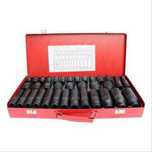 Haina HB-6776 Set chei tubulare armate negre, 35 buc