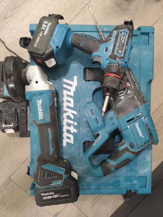 Винтоверт,ъглошлайф и перфоратор на Makita