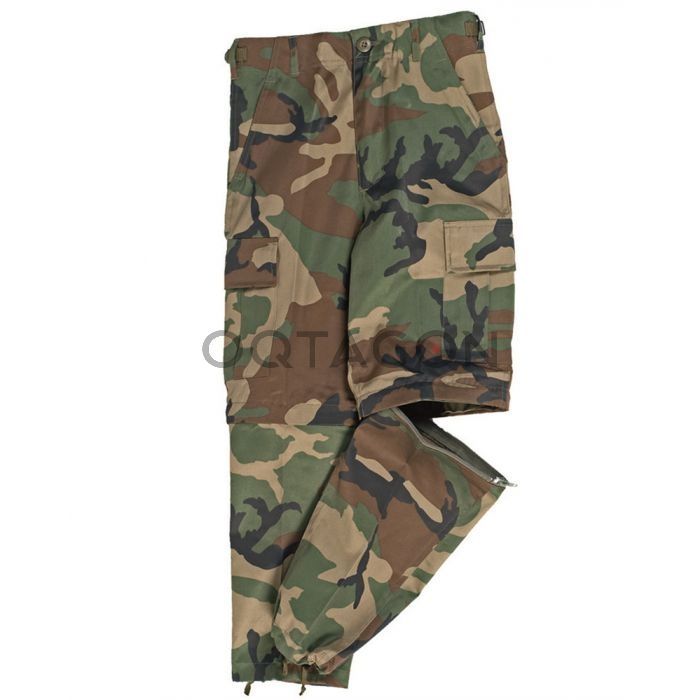 Pantaloni militari copii cu camuflaj BDU Mil-Tec Urban / Woodland