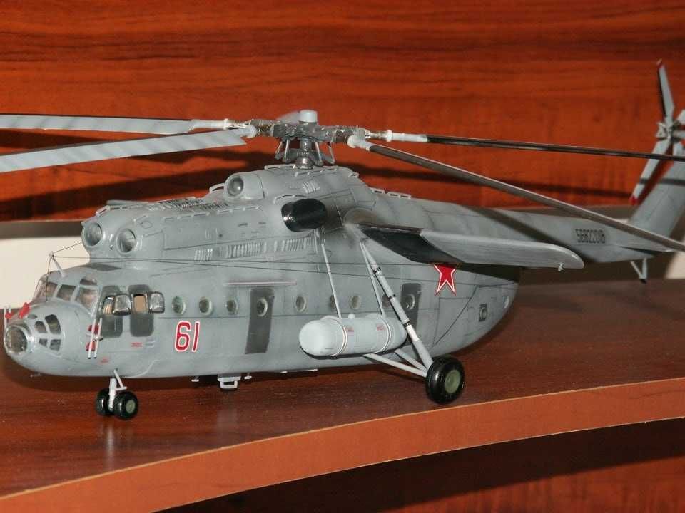 Сборная модель вертолета Ми-6 (Aмодел, 1/72)