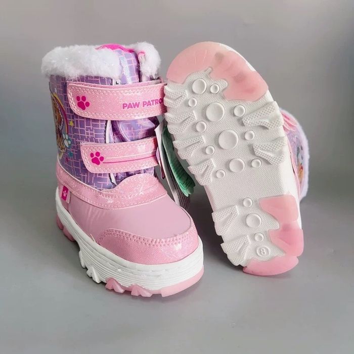 Зимние сапоги Минни Маус и Щенячий Патруль