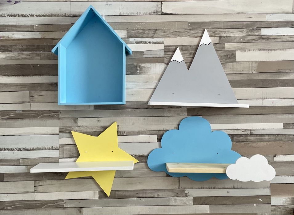 Детска етажерка къщичка