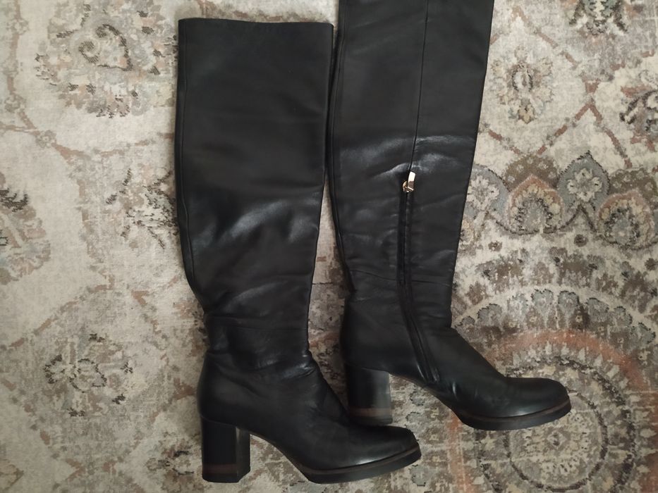 Сапоги женские из натуральной кожи