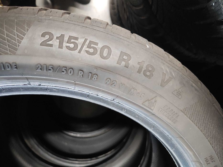 2бр. зимни гуми 215/50/18 Continental