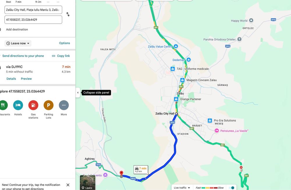Inchiriez clădire cu spatiu comercial, showroom si birouri