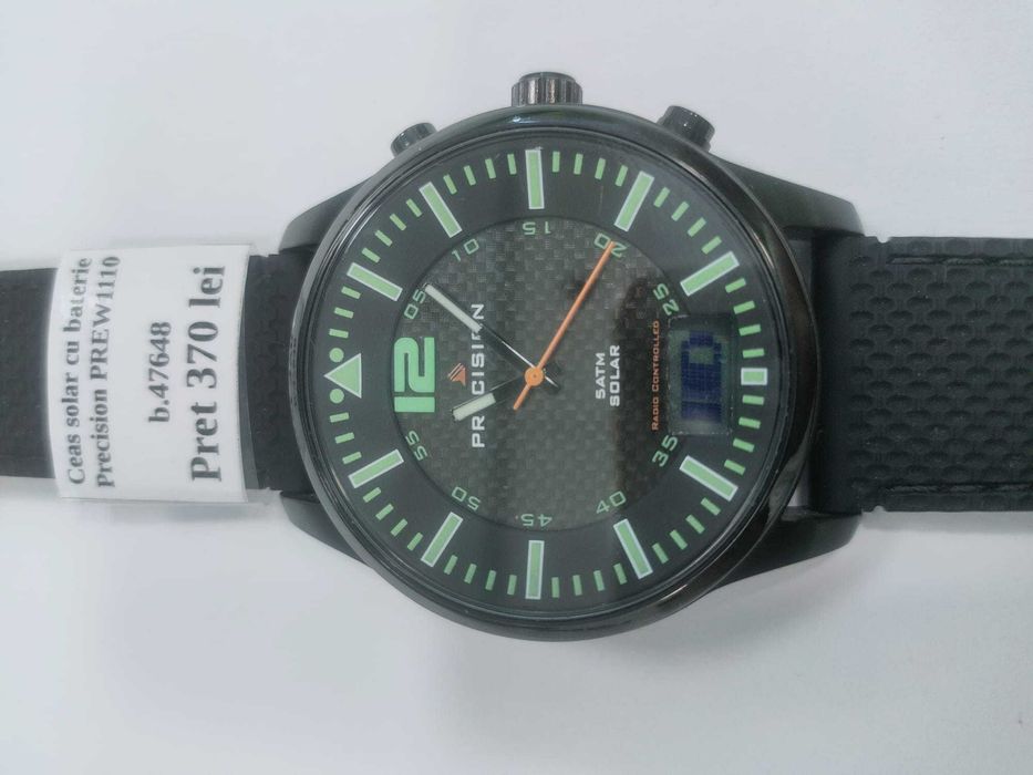 Ceas Precision SOLAR prew11110 Garantie 2 ani! (ag27 Gara2)