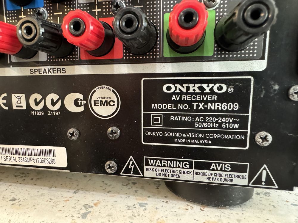 Onkyo TX-NR609 resiver