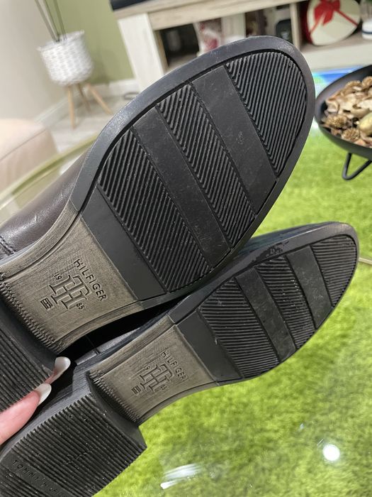 Ghete piele Tommy Hilfiger