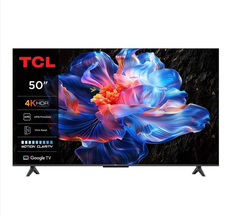 Televizor TCL LED 50P6K, 126 cm, Smart Google TV, 4K Ultra HD