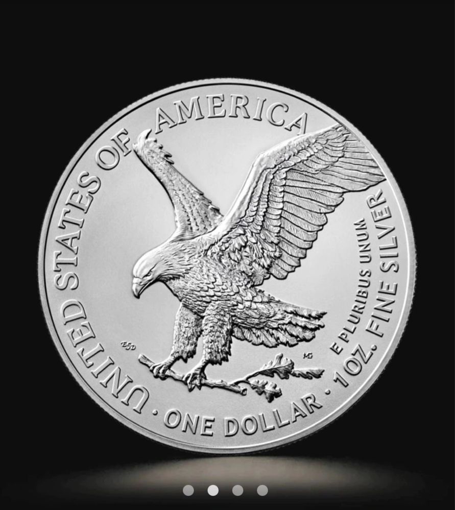 Monezi Argint 1 Uncie USD Dolar puritate 999 Silver