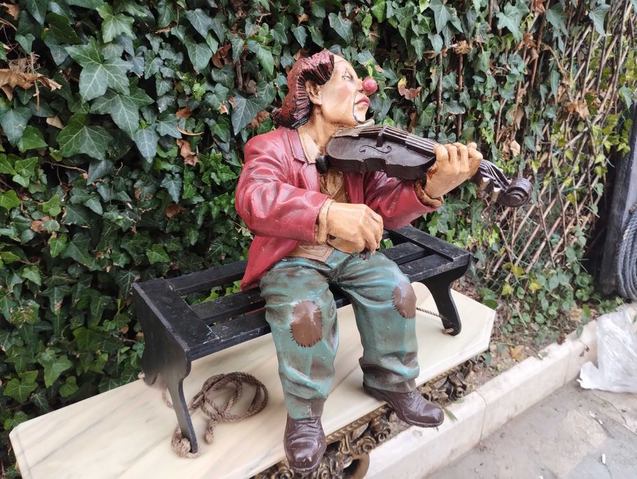 Романтична цинкова влюбена двойка от 1901г