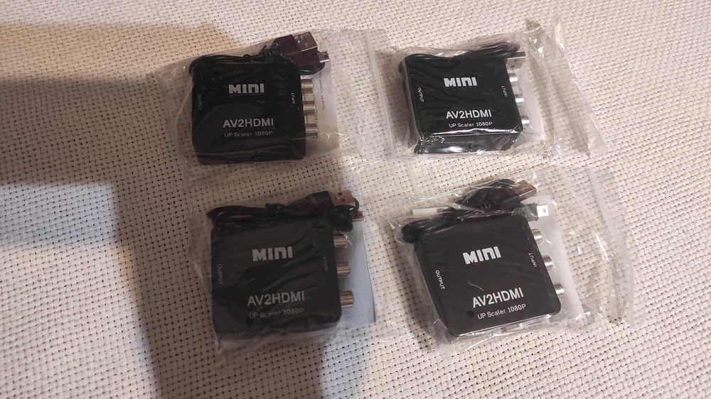 convertor adaptor de la rca la hdmi iesire HDMI