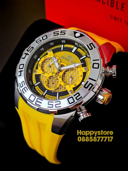 INVICTA Pogo Yellow 50mm, Инвикта нов ръчен часовник