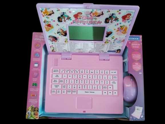Двуезичен образователен лаптоп Lexibook, с мишка и екран, 124 дейности