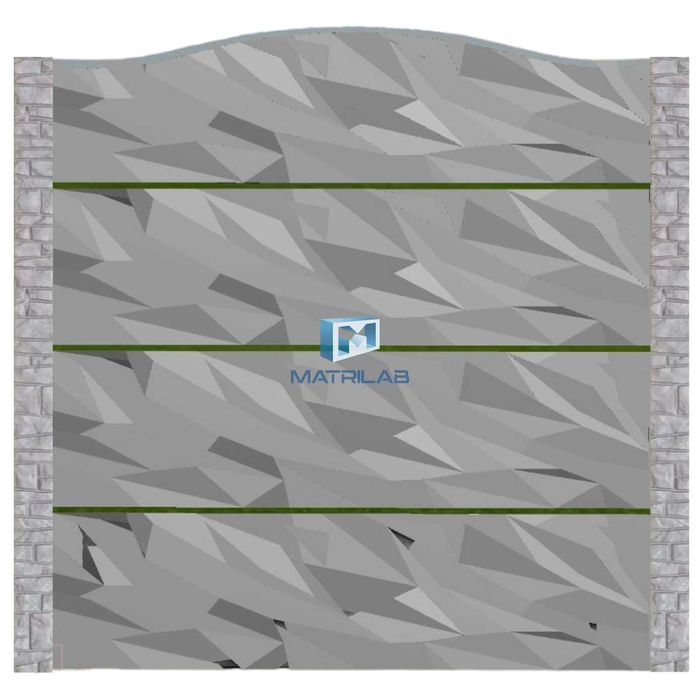 Matrite gard stalpi panouri decorative 3D piatra decor pavaj cruci