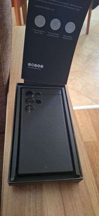 Caudabe кейс за Samsung Galaxy S24Ultra black