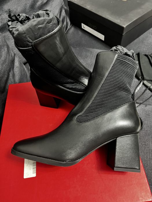 Botine cu toc HUGO BOSS