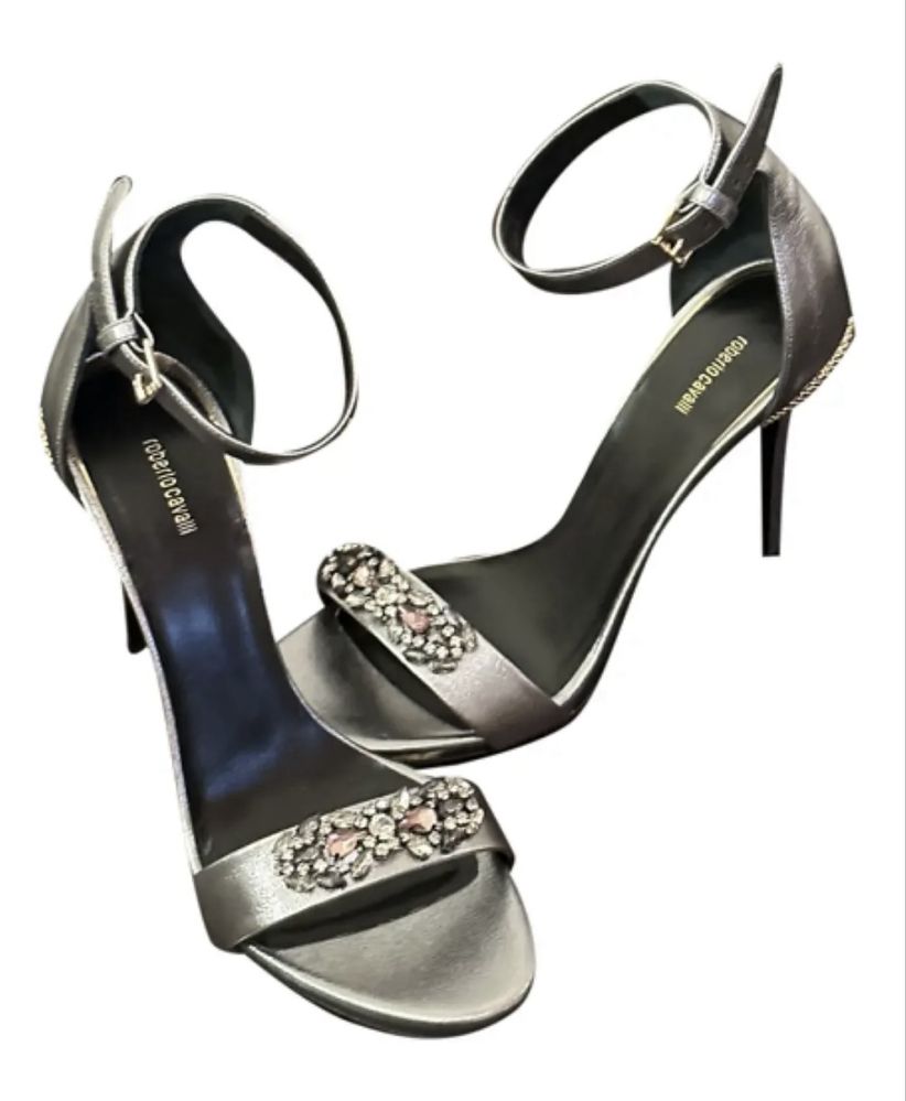 Sandale Roberto Cavalli,mas 40 IT,autentici 100% Noi Ocazie!