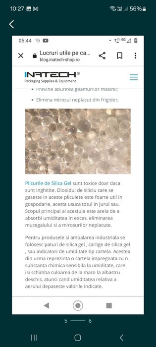 Plicuri silica gel-5grame