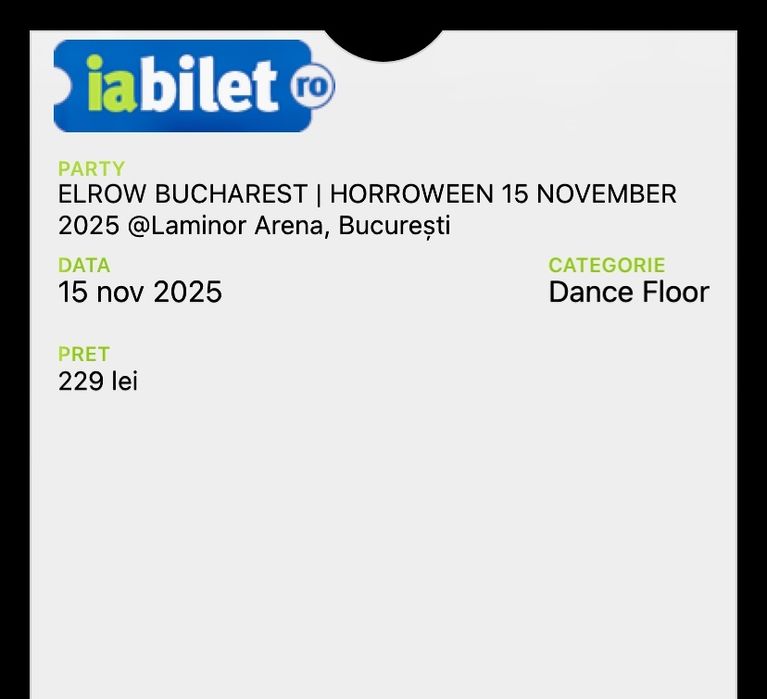 Vand Bilet Elrow nou