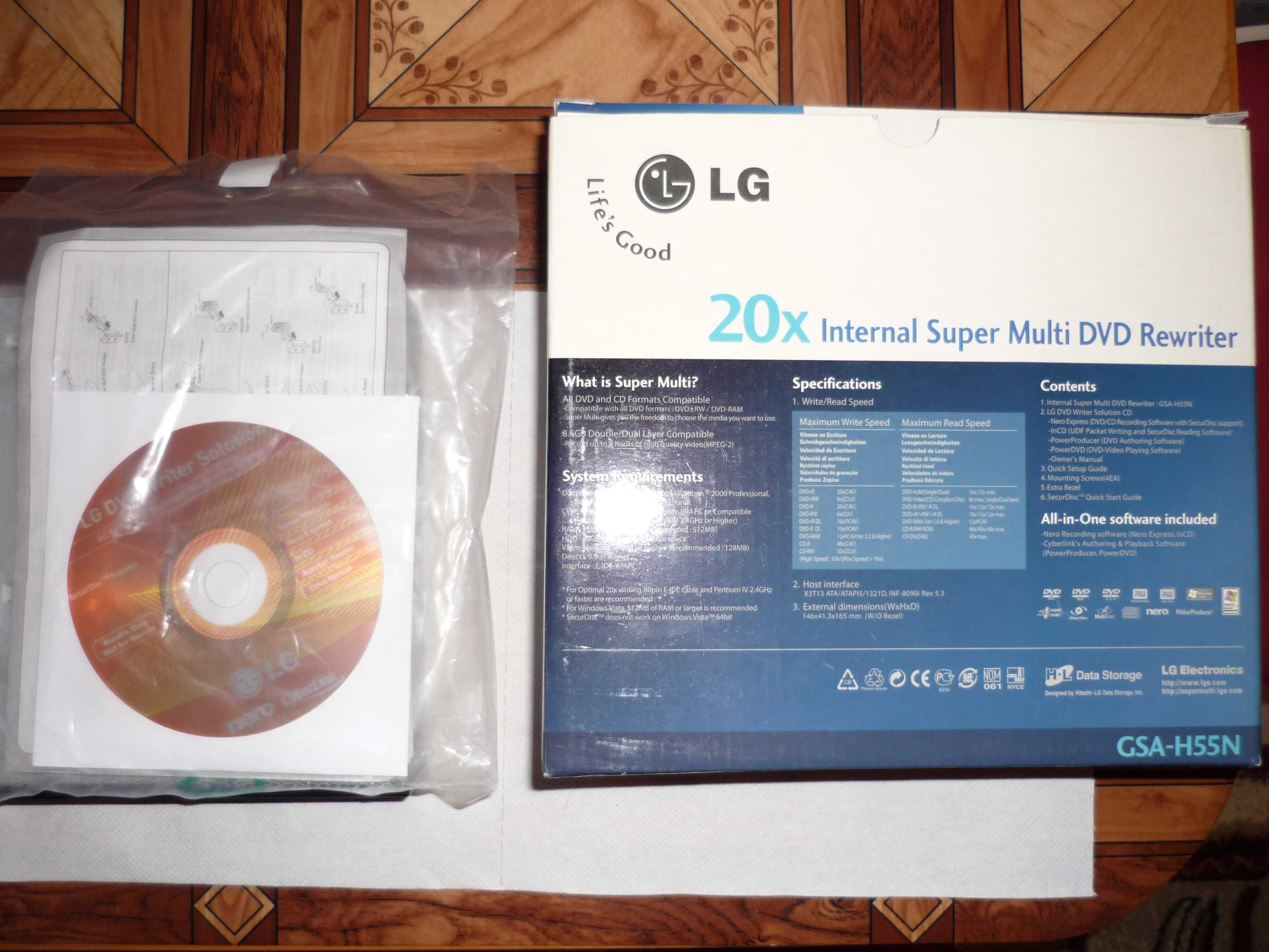 Unitate optica LG GSA-H55N