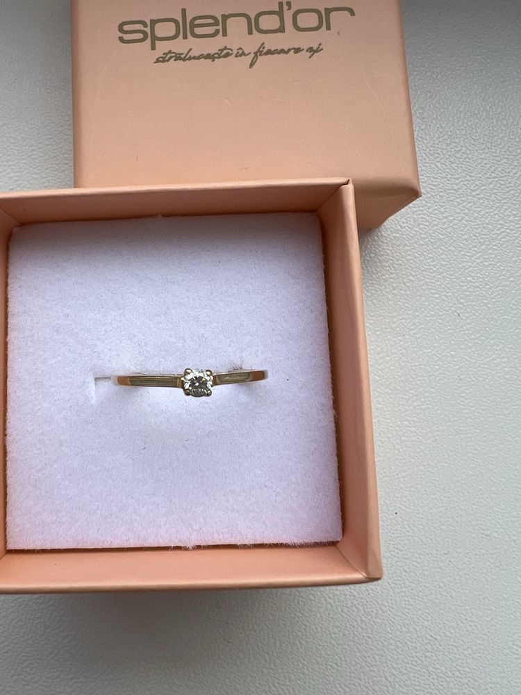 Inel cu diamant 0,10 ct