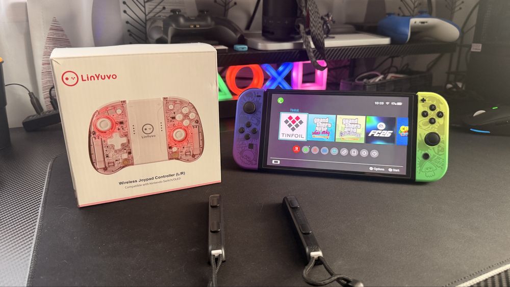 Nintendo Switch Oled с чип 128гб sd