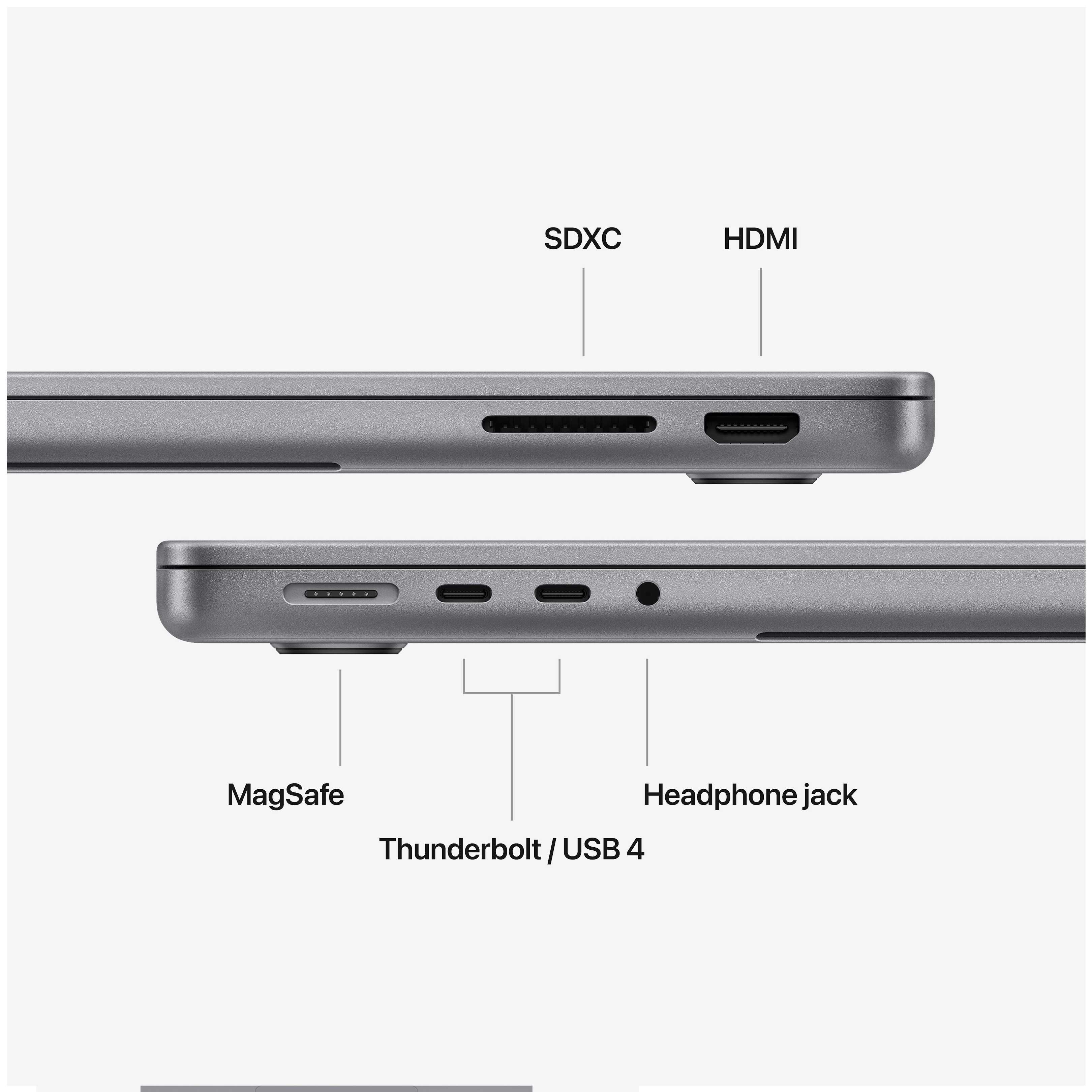 MacBook Pro M3  8/512GB  14-inch Space Grey (MTL73)