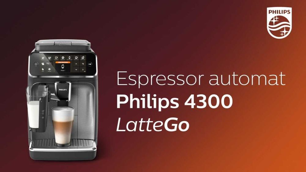 Espressor automat Phillips 4300 LatteGo stare foarte buna