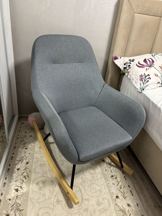 Scaun Balansoar Gri Inchis