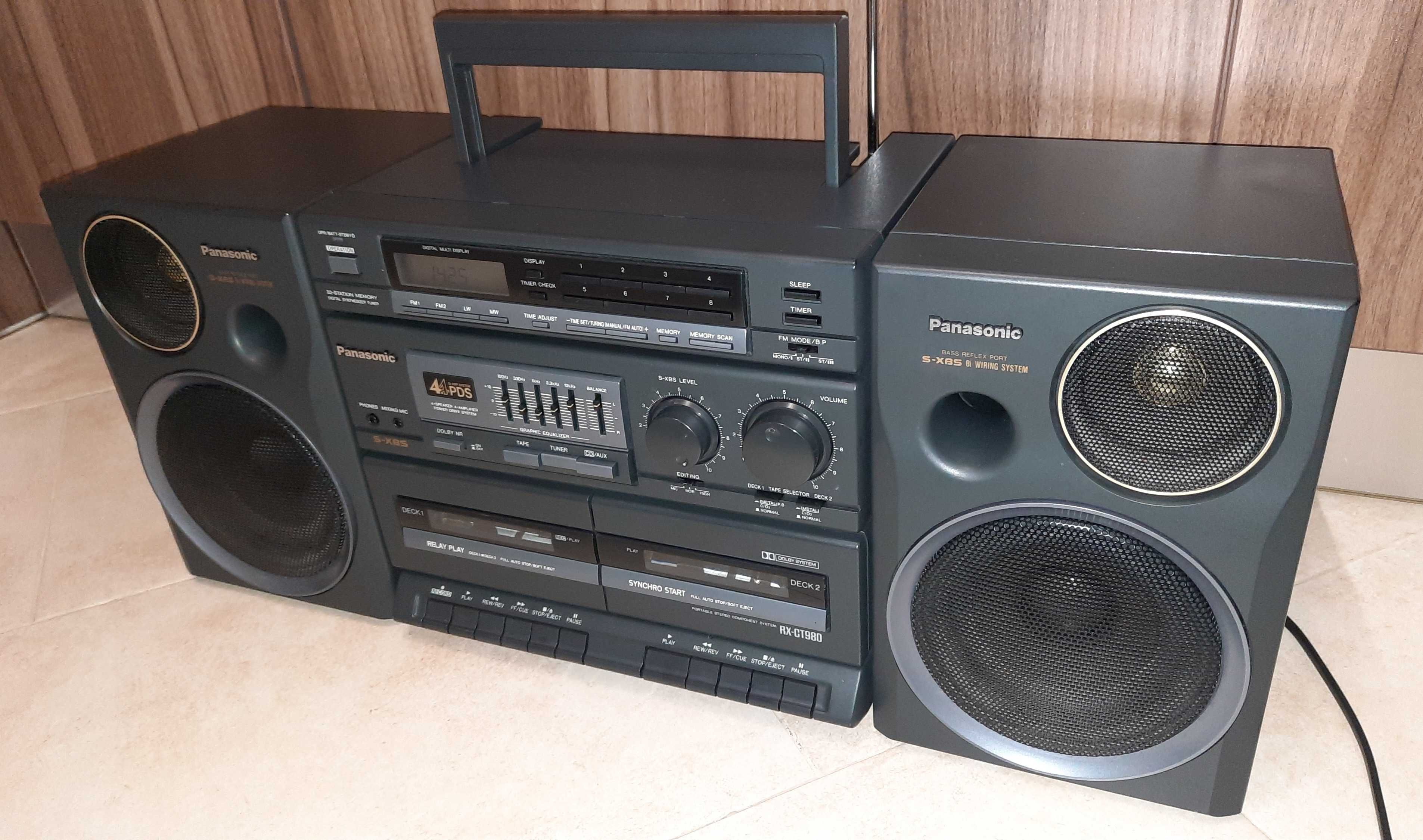 Panasonic RX-CT980-legend boombox-радиокасетофон