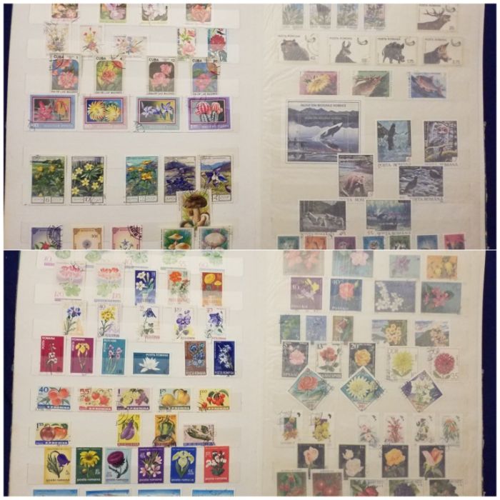 Clasor cu timbre românești și străine