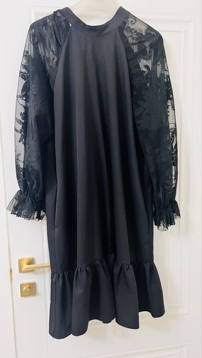 Платье черное, размер 52-54