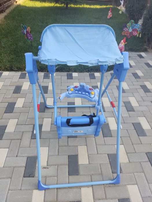 Leagăn electric de bebeluși - Nou-Luminite-Muzicuta-Centura