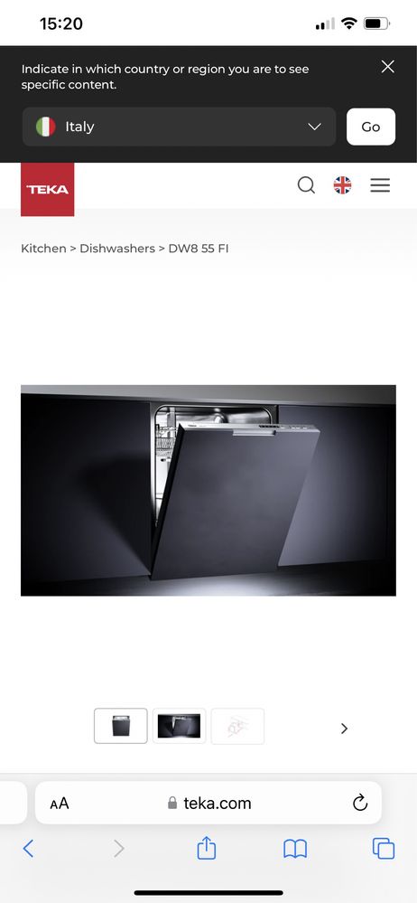 Продавам съдомиялна за вграждане Тека DW8 55 FI