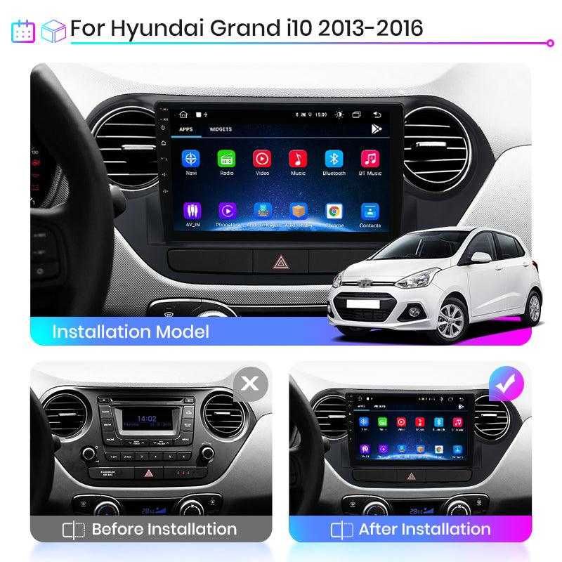 Hyundai Grand i10 2013г-2016г Мултимедия Навигация Android