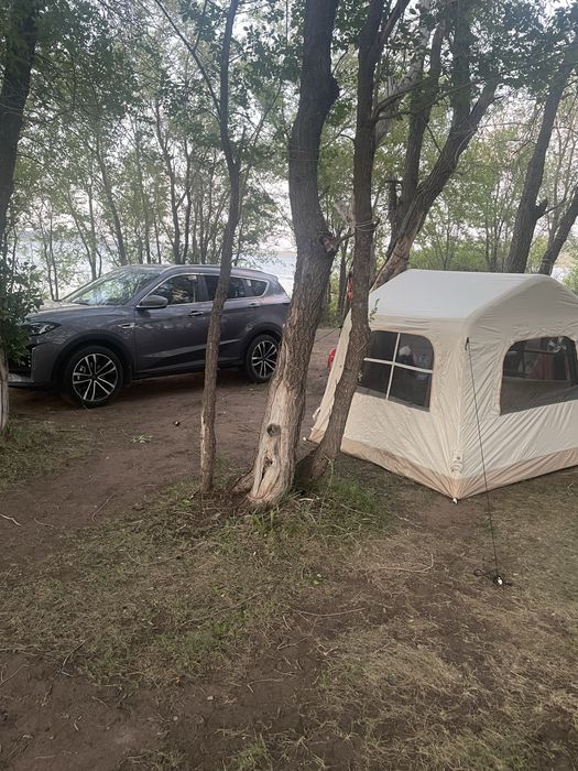 Палатка надувная с электрическим насосом