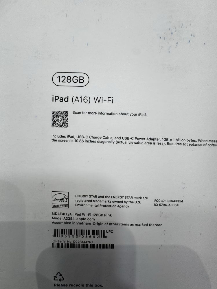 Ipad 11 (A16) 128 Wifi