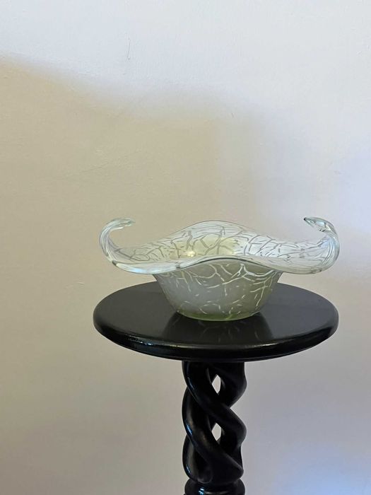 Centru de masa bibelouri bibelou fructiera cristal MURANO vechi