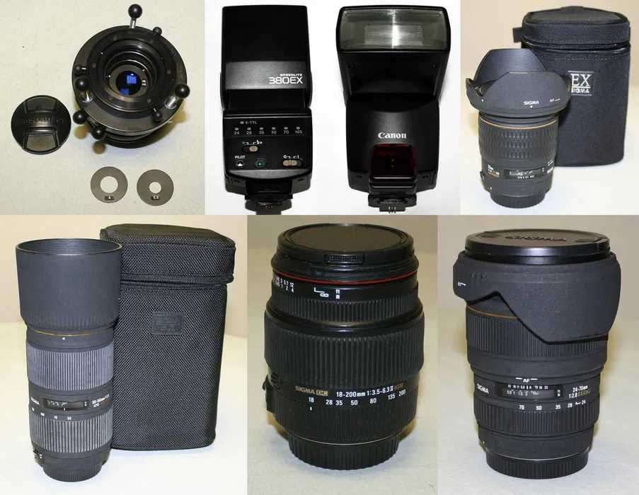 Комплект обективи за Canon