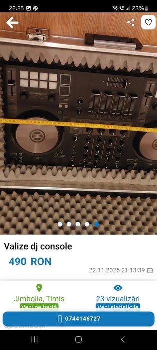 Fly case dj consola .