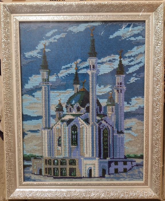 Картина Мечеть вышивка бисером